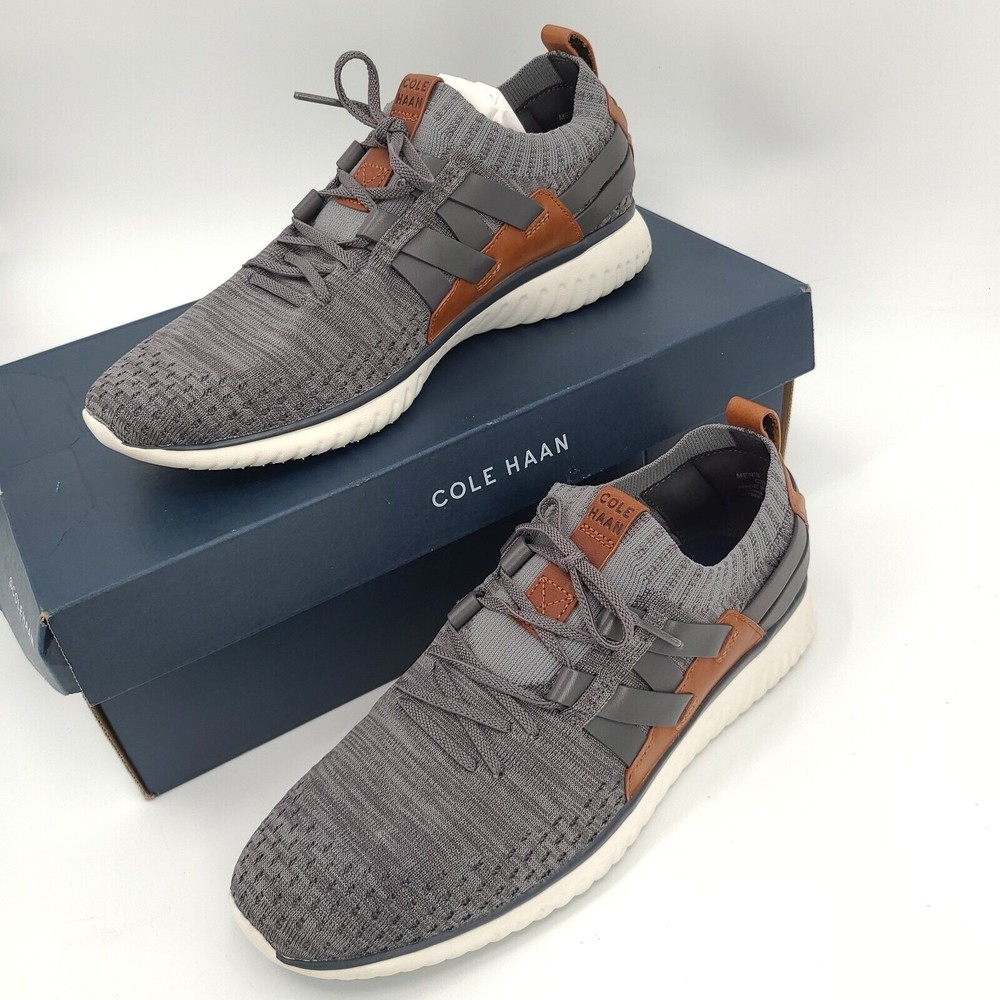 Cole Haan Grand Motion Woven Stitchlite Gray Sneaker C27734 Men’s Size 9